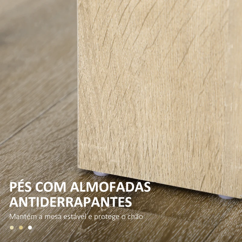 Mesa Retangular de 120 cm em Madeira/Preto - Image 4
