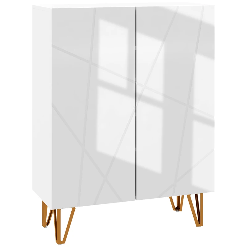 Sapateira/Móvel de Entrada Branca 72×31,5×95 cm